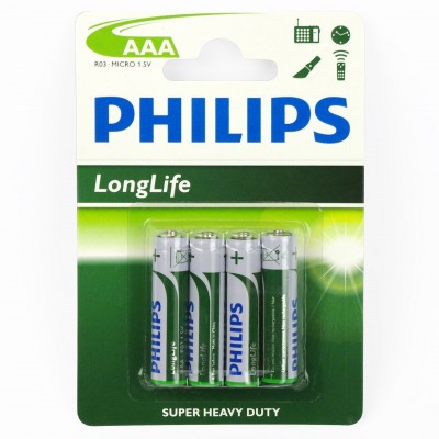 Piles Philips LR03 AAA 1,5 Volts MICRO