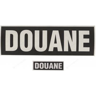 Lot de 2 bandeaux r&eacute;fl&eacute;chissants Douane Velcro