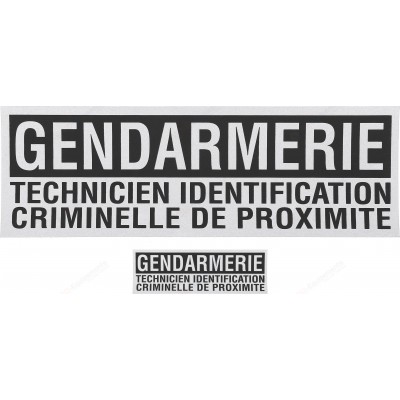 Lot de 2 bandeaux Gendarmerie Technicien...