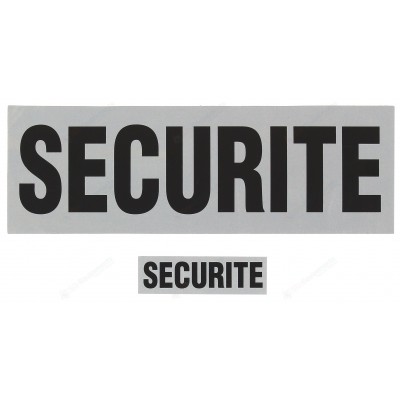 Lot de 2 bandeaux S&eacute;curit&eacute; r&eacute;fl&eacute;chissant Velcro