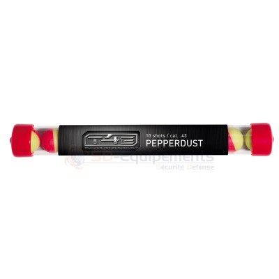 Lot de 10 balles au poivre Umarex T4E PepperDust - .43 
