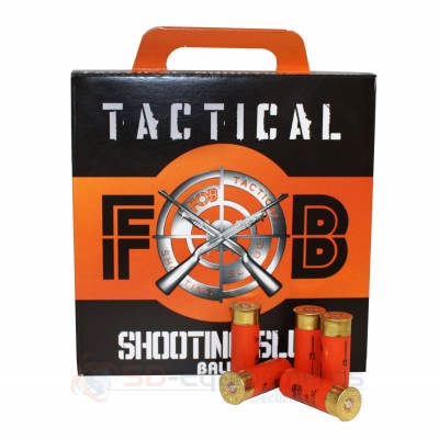 100 cartouches Tactical FOB Shooting Slug 12/67