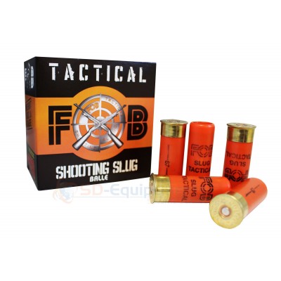 25 cartouches Tactical FOB Shooting Slug 12/67