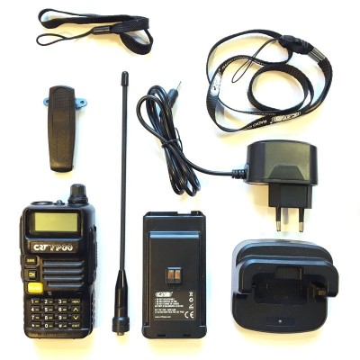 Radio CRT FP 00 Dual Band UHF-VHF Black