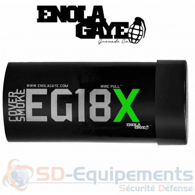Grenade d'Assaut Fumig&egrave;ne Enola Gaye EG18X Vert