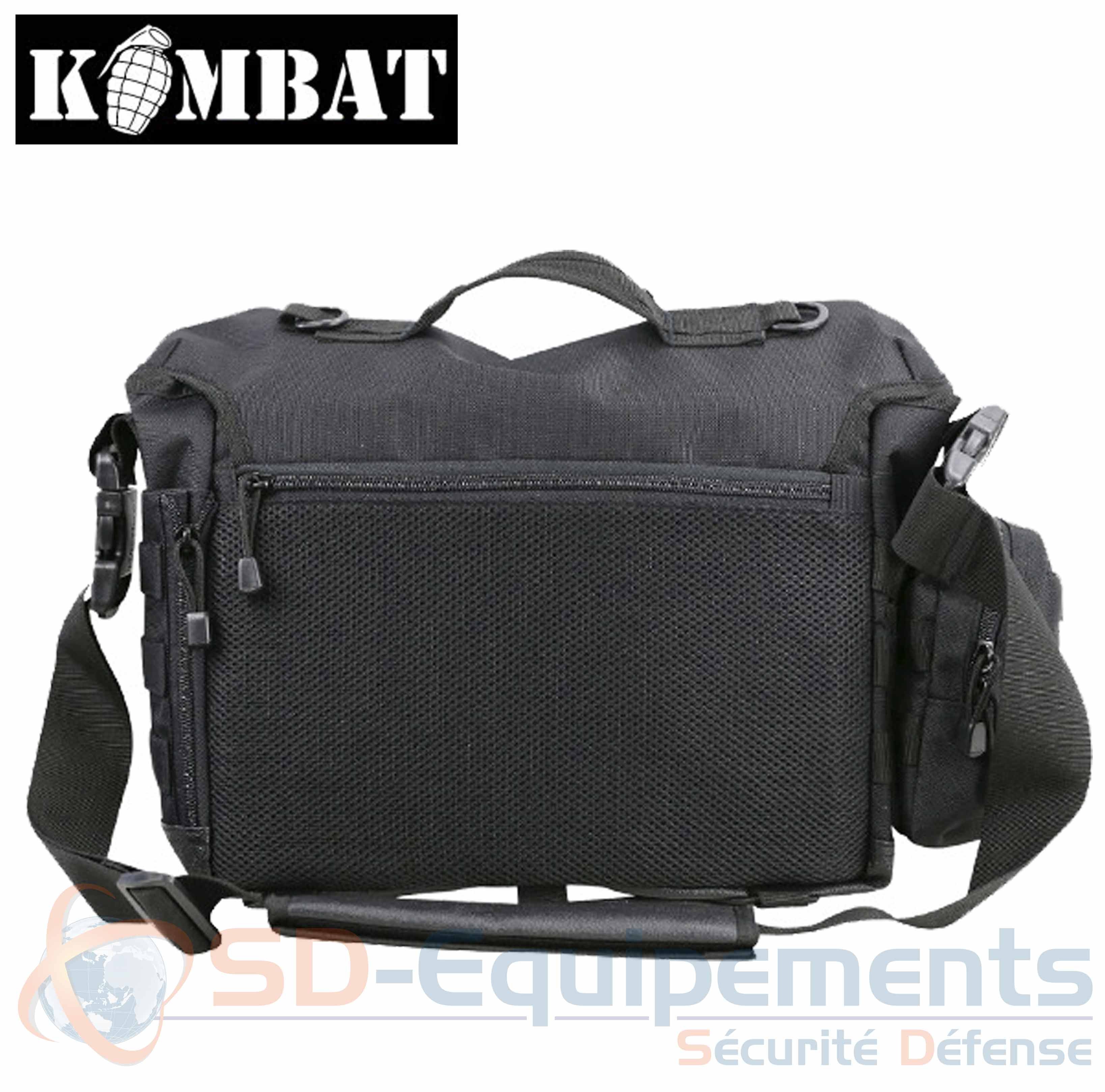 Sacoche en cuir pour ordinateur portable - Montana - Noir