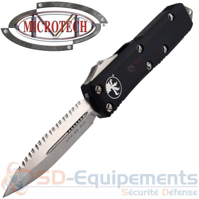 Couteau automatique Microtech UTX-85 D/E dentel&eacute; 