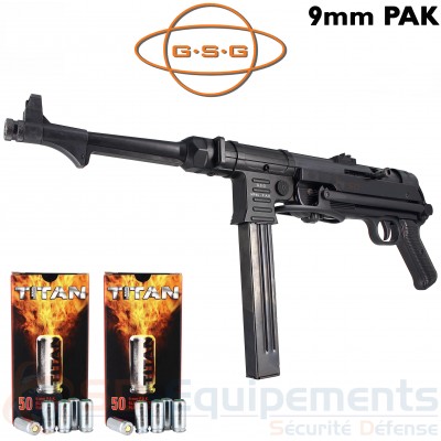 GSG MP40 Pistolet Mitrailleur 9mm PAK
