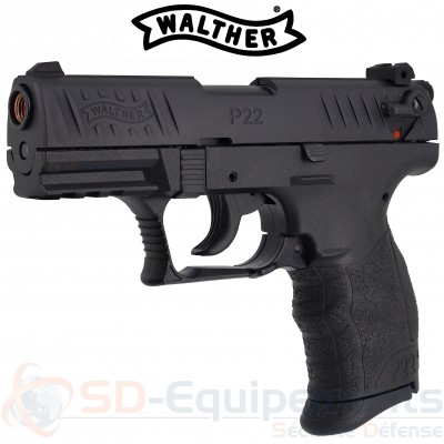 Pistolet &agrave; blanc P22Q Walther Noir