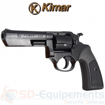 Revolver &agrave; blanc KRUGER Power 4 Kimar 9mm noir