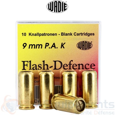Bo&icirc;te de 10 cartouche Flash-Defence 9 mm PAK