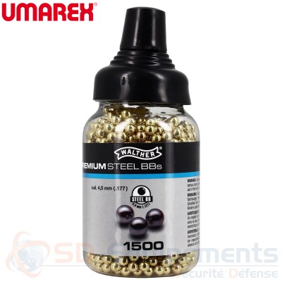 Billes acier Premium Walther X1500 4.5 BB'S