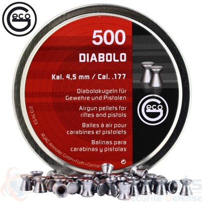 Plombs Geco Diabolo Plat 4.5mm x500