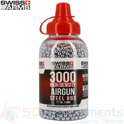 Swiss Arms Billes d'acier 4.5mm BB X3000 