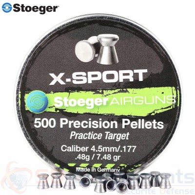 Boite de 500 Plombs plat Stoeger X-Sport