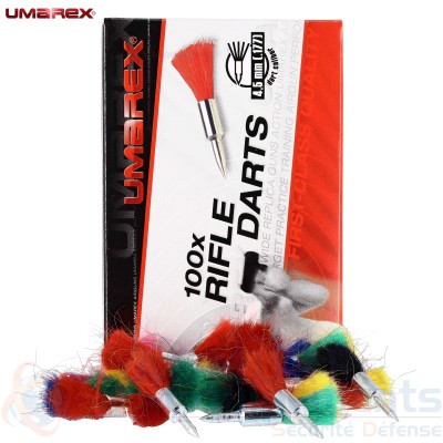 100 fl&eacute;chettes Umarex color&eacute;es 4,5mm 