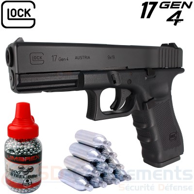 Glock 17 Gen 4 CO2 4.5mm BB's (1.7 Joules)