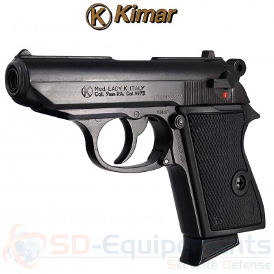 Pistolet Kimar Lady-K noir 9 mm PAK