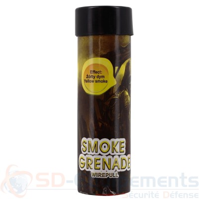 Grenade fumig&egrave;ne jaune &agrave; goupille