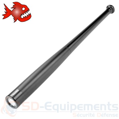 Batte de d&eacute;fense lampe torche aveuglante 55cm