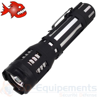 Lampe torche shocker argent Piranha PIFC3