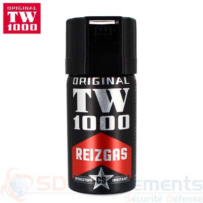 A&eacute;rosol de d&eacute;fense TW1000 Reizgas CS 40ml