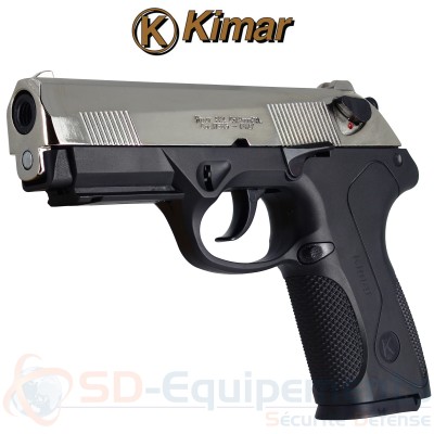 Pistolet d&rsquo;alarme Kimar PK4 Chrome - 9 mm PAK