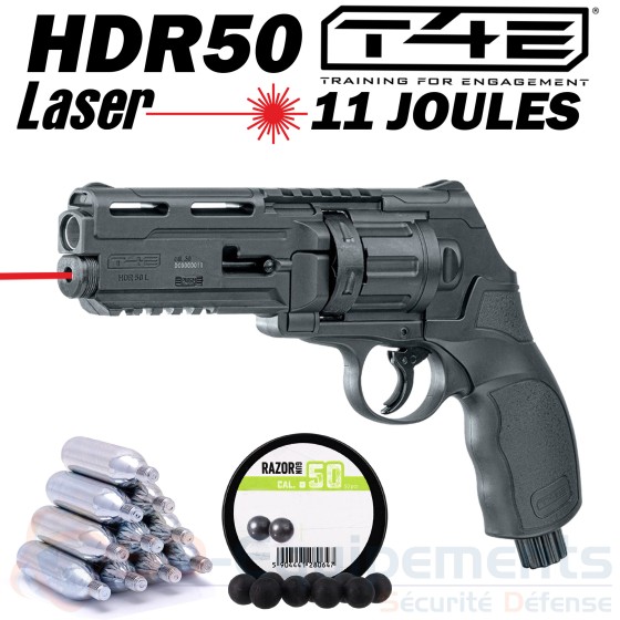 Revolver de défense Umarex HDR50L Laser intégré .50 (11 joules)